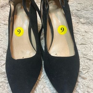 Bcbg kitten heels with strap